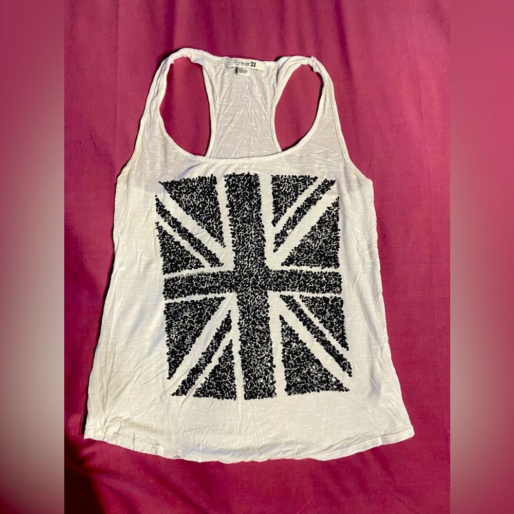 Forever 21 tank top with sequins